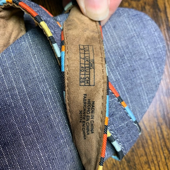 Toms Correa Sandal in Chambray size 9 - Picture 6 of 6